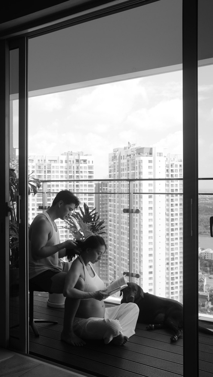 Diễn viên Ngô Thanh Vân được ông xã chiều chuộng trong những tháng thai kỳ. Ảnh: FB Ngo Thanh Van