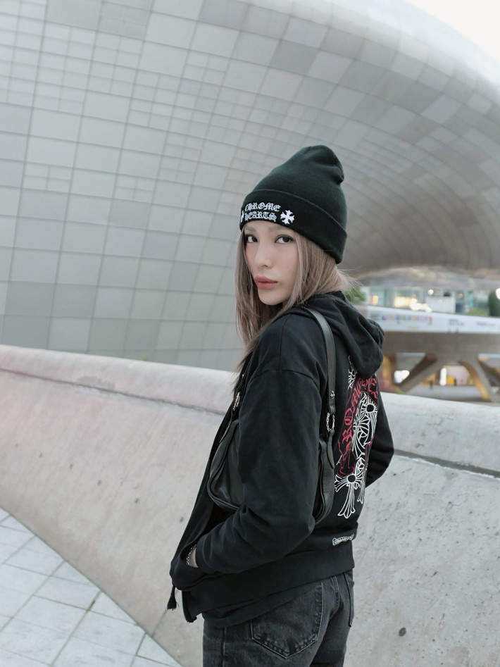 Hoa hậu Kỳ Duyên nhớ không khí lạnh ở Seoul. Ảnh: FB Nguyen Cao Ky Duyen