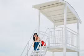 Đến Bãi Cháy check-in chiếc chòi trắng “chuẩn Hàn”