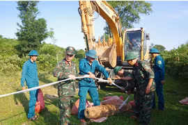 Huỷ nổ thành công 2 quả bom “khủng” ở Hà Tĩnh