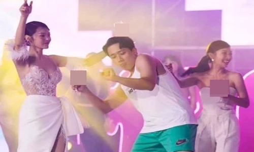 Khoảnh khắc có 1-0-2 của Trấn Thành trong tiệc cưới nữ ca sĩ Minh Hằng