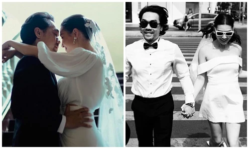 Bộ ảnh cưới ngọt ngào của diễn viên “Em chưa 18“