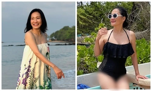 Sau ly hôn, nữ diễn viên Hồng Đào ngày càng gợi cảm