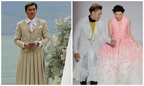 NTK Nam Trung và loạt nam sao Việt gây chú ý khi... diện váy