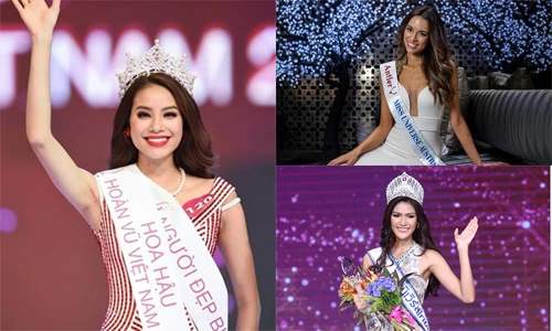 “Cân” tài sắc Phạm Thị Hương ở HH Hoàn vũ TG