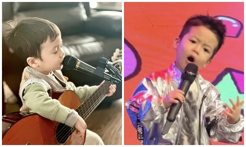 Con trai thích ca hát của Bằng Kiều và bạn gái kém 18 tuổi