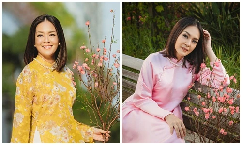 “Mỹ nhân ảnh lịch” Chung Vũ Thanh Uyên rạng rỡ ở tuổi 46