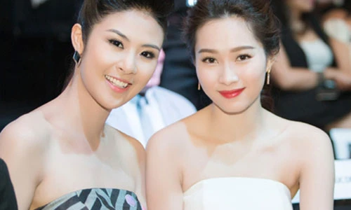 Đọ sắc cặp chị em hoa hậu thân thiết Ngọc Hân - Đặng Thu Thảo