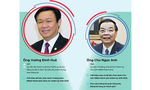 Nhiệm vụ chi tiết các Ủy viên Ban Thường vụ Thành ủy Hà Nội