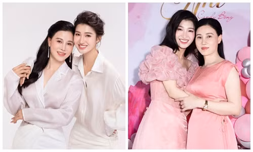 Nhan sắc trẻ đẹp của mẹ ruột Á hậu Phương Nhi