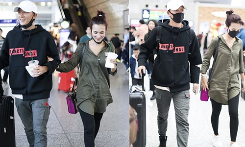 Mỹ nhân “Chiến lang 2” tươi rói bên bạn trai