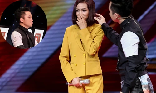 Tùng Dương lau nước mắt cho nữ thí sinh The X-Factor 2016
