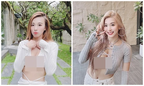 Ngượng đỏ mặt hot girl mặc “thả rông” vòng một đi muôn nơi