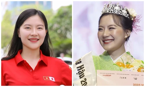 Nhan sắc Phạm Thiên Nga đăng quang Miss Sake Việt Nam 2023