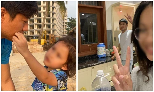 Vợ đại gia khoe con riêng được Quý Bình yêu thương