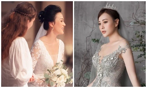 Nhan sắc gây mê của Phương Oanh khi hóa cô dâu