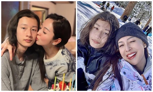 Con trai Jennifer Phạm đón sinh nhật bên mẹ