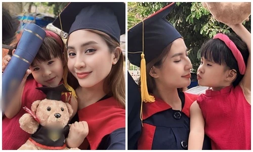 Tình cũ của Jack đưa con gái cùng đi nhận bằng tốt nghiệp