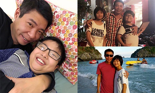 Ảnh đời thường đáng yêu của “Bắc Đẩu” Công Lý bên các con