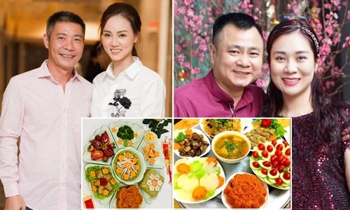 Mãn nhãn với các mâm cúng ông Công ông Táo năm 2022 nhà sao Việt