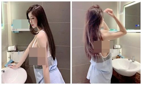 Ngán ngẩm hot girl “quên nội y”, hớ hênh vòng một