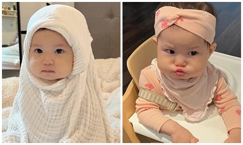 Vẻ đáng yêu của con gái Salim có bộ ảnh triệu lượt thích