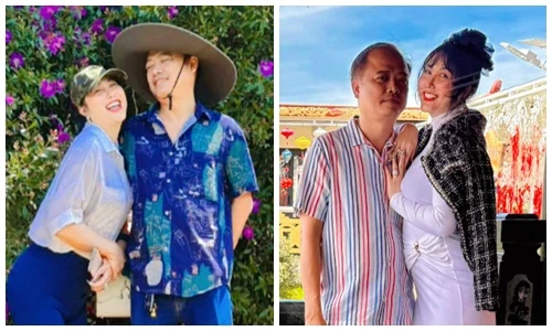 Phi Thanh Vân mặc kín như bưng bên bạn trai doanh nhân