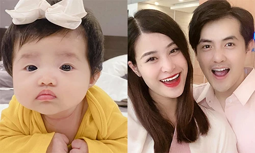 Loạt biểu cảm đáng yêu của con gái Đông Nhi - Ông Cao Thắng