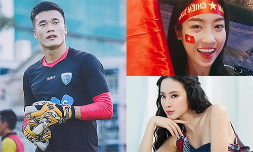 Mỹ nhân Việt đổ gục trước thủ môn Bùi Tiến Dũng của U23 Việt Nam 