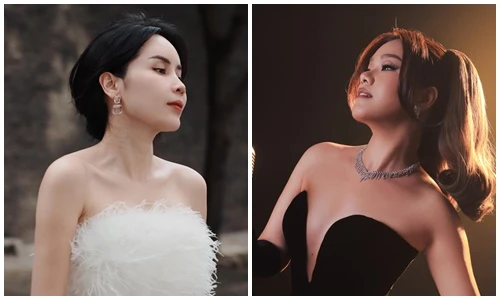 Đọ vẻ gợi cảm của Lưu Hương Giang và Phương Vy