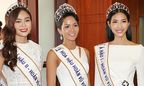 Điểm chung bất ngờ của top 3 Hoa hậu Hoàn vũ Việt Nam 2017
