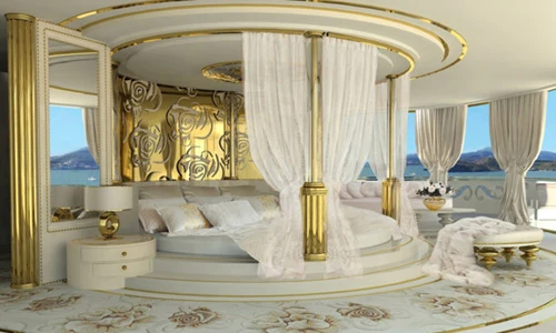 Sửng sốt với những siêu du thuyền dát vàng dành cho “đại gia“