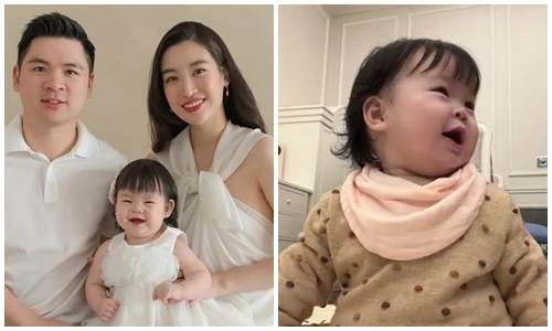 Con gái Đỗ Mỹ Linh sinh ra đã “ngậm thìa vàng”, cực đáng yêu 
