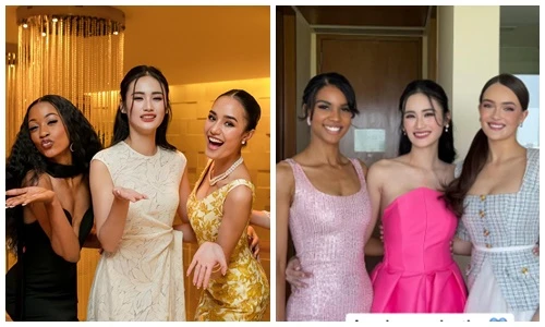 Hoa hậu Ý Nhi ghi điểm khi vừa nhập cuộc Miss World 2025