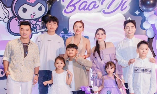 Vợ chồng Ưng Hoàng Phúc dự tiệc sinh nhật con gái Thu Thủy
