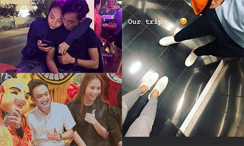 Soi gu thời trang ăn ý của cặp đôi Đàm Thu Trang - Cường Đô la