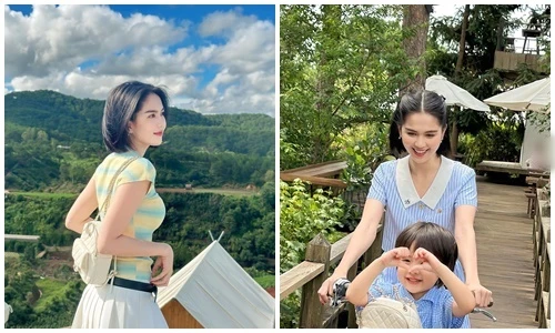 Ngọc Trinh tung loạt ảnh đi du lịch, nhan sắc gây chú ý