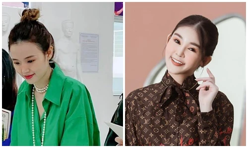 Đọ sắc hai cô giáo hot nhất Vbiz Midu - Ngân Anh