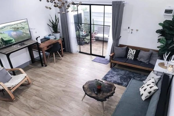 Vợ chồng trẻ xây nhà cấp 4 rộng chỉ 24m2 mà đẹp mê mẩn