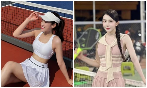 Đọ sắc Đỗ Thị Hà và dàn mỹ nhân trên sân pickleball