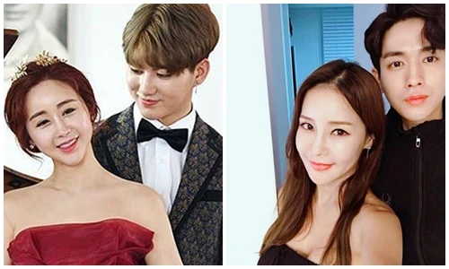 Hôn nhân của 2 sao Hàn giống Cát Phượng kết đôi người kém gần 20 tuổi