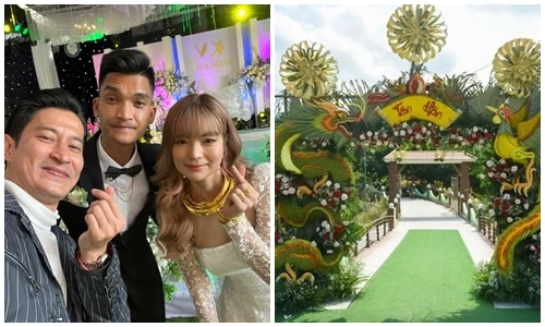 Mạc Văn Khoa tổ chức đám cưới hoành tráng ở quê nhà Hải Dương