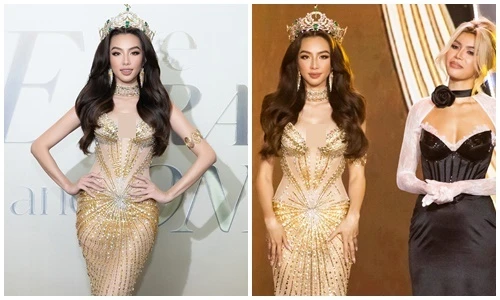 Thùy Tiên khoe dáng đồng hồ cát giữa ồn ào quyên góp từ thiện