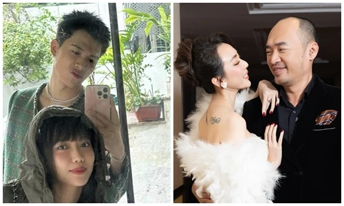 Phản ứng của chồng Diệu Nhi và loạt sao khi bị nói thua kém vợ 