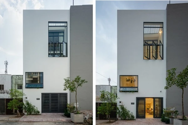 Độc đáo nhà 50 m² ở TP.HCM có sân và ban công trong nhà