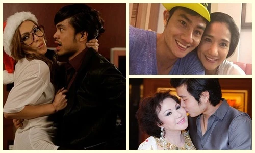 Những cặp “phi công - máy bay” vênh chục tuổi trong Vbiz chia tay