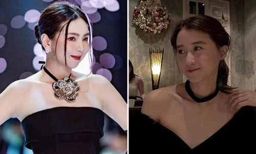 Đọ vẻ gợi cảm của MC Mai Ngọc và hot girl Nga Anh