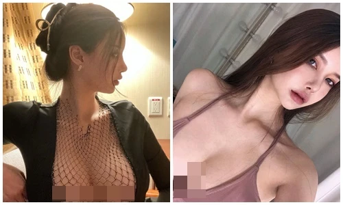 Hot girl lai Âu - Á “nghiện” mốt xẻ sâu táo bạo khoe vòng một