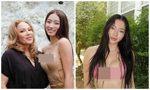 Con gái Thanh Hà diện bikini bé xíu khoe body gợi cảm hút mắt