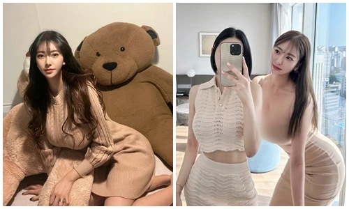 Hot girl siêu vòng một mặc kín hay hở đều gây chú ý